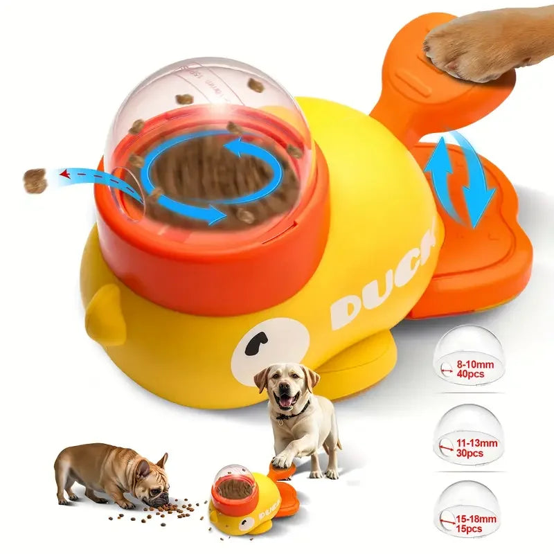 ZvizziPets™ Duck Treat Dispenser – Puzzle Feeder Toy