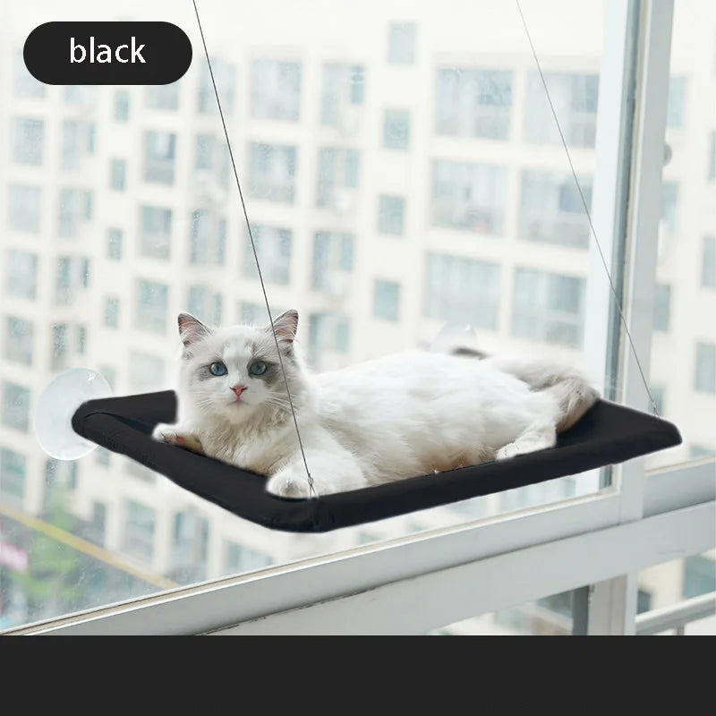 ZvizziPets™ Window Hammock Bed – Hanging Cat Seat with 20kg Support