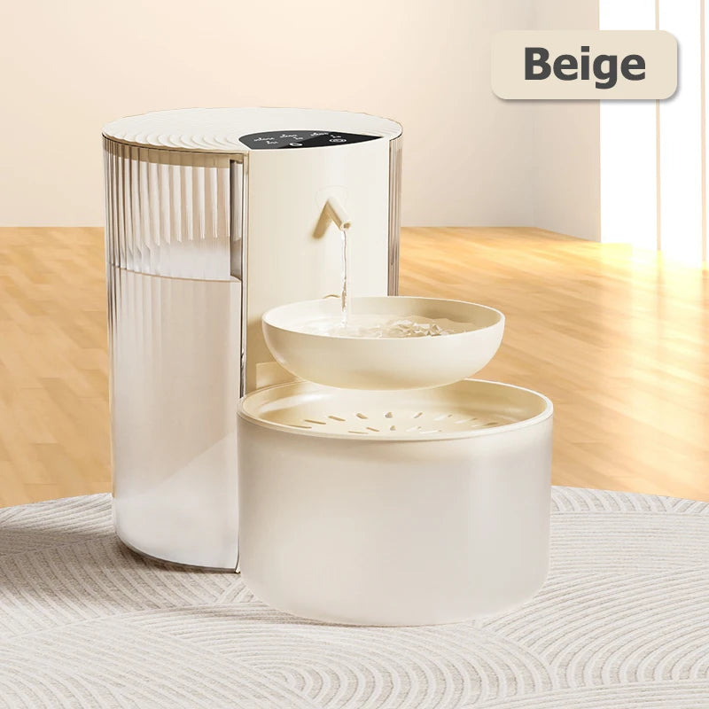 ZvizziPets™ Wireless Water Fountain – Smart Rechargeable Pet Dispenser