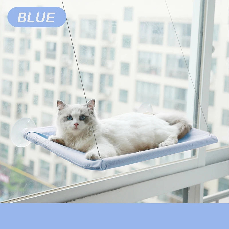 ZvizziPets™ Window Hammock Bed – Hanging Cat Seat with 20kg Support