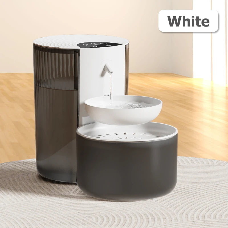 ZvizziPets™ Wireless Water Fountain – Smart Rechargeable Pet Dispenser