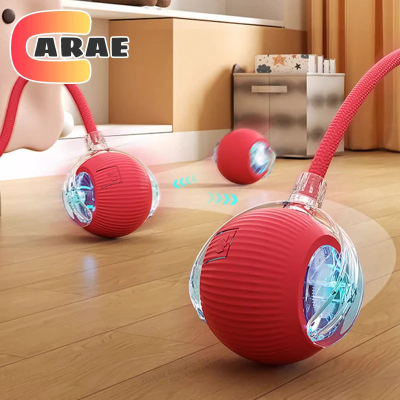 ZvizziPets™ SmartTail – Rechargeable Interactive Rolling Ball Toy for Cats