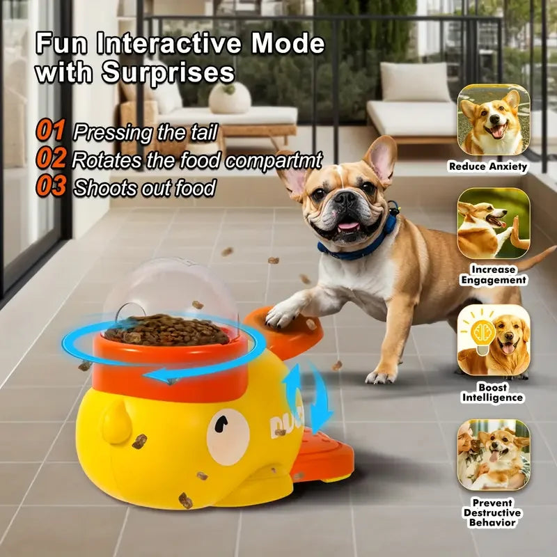 ZvizziPets™ Duck Treat Dispenser – Puzzle Feeder Toy