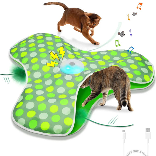 ZvizziPets™ Motion Mouse Teaser – Interactive Hide-and-Seek Toy