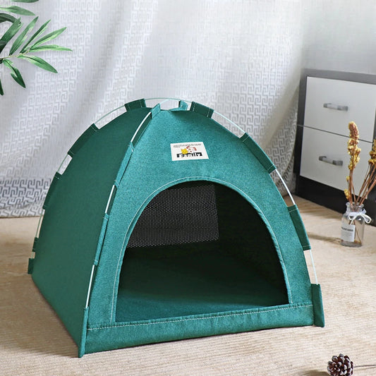 ZvizziPets™ Foldable Pet Tent – Portable All-Season Nest