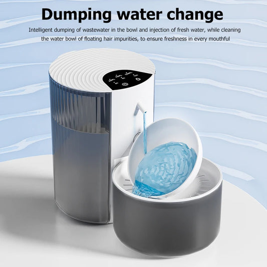 ZvizziPets™ Wireless Water Fountain – Smart Rechargeable Pet Dispenser